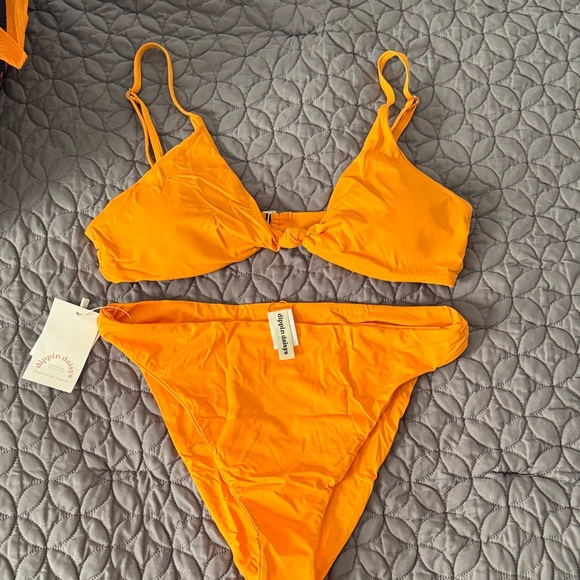 Dippin' Daisy's | Swim | Dippin Daisys Bright Orange Bikini Set | Poshmark